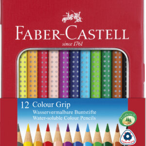Faber-Castell - Colour GRIP farveblyant, tinæske med 12 stk (112413)