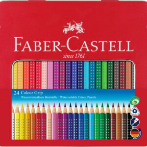 Faber-Castell - Colour GRIP farveblyant, tinæske med 24 stk (112423)