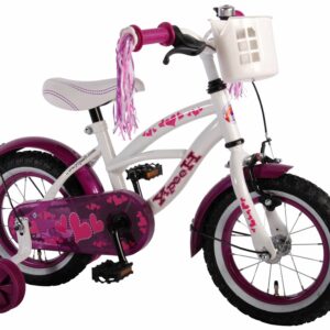 Volare - 12'' Børnecykel - Heart Cruiser (3-4 år)
