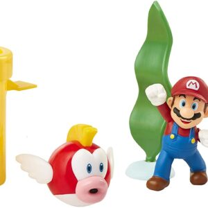 Nintendo - Super Mario - Undervandsdiorama-figursæt
