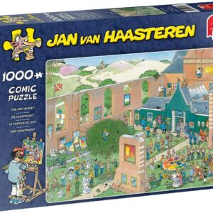 Jan Van Haasteren - Kunstmarked - Puslespil 1000 brikker  (20022)