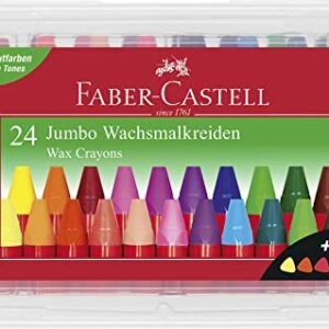 Faber-Castell - Jumbo Fedtfarver, 24 stk (120034)