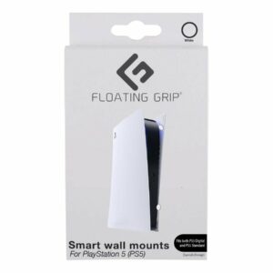 Floating Grip Playstation 5 Wall Mount by Floating Grip White