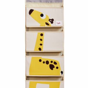 3 Sprouts - Hanging Wall Organizer - Yellow Giraffe