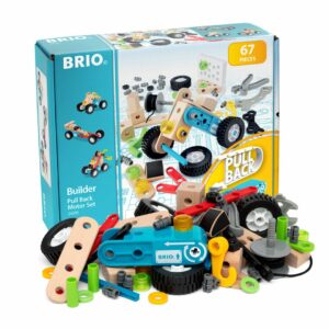 BRIO - Builder Pull back-motorsæt - 67 dele (34595)