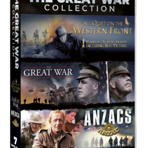 THE GREAT  WORLD WAR 1 COLLECTION (7DVD BOX SET: LIMITED EDITION CONTAINS:  Anzacs 5DVD MINISERIES - Great War 1 DVD - All Quiet on the Western Front 1 DVD Oscar Winner