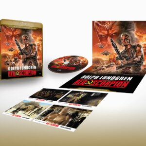 Red Scorpion - True Classics - Dolph Lundgren Limited Edition Version Blu-Ray with Poster and Cards in the box