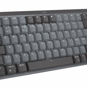 Logitech - MX Compact Mechanical Wireless Illuminated Keyboard - Nordic - Clicky Switch