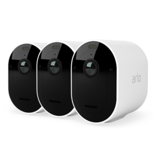 Arlo - Pro 4 Spotlight Camera with 3x Camera Kit - White