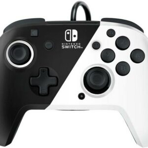 PDP Nintendo Switch Faceoff Deluxe Controller + Audio - Black & White