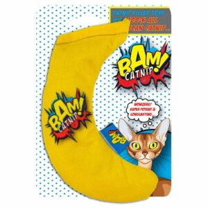 BAM! - Legetøj m. Katteurt - 16 cm -  Banan