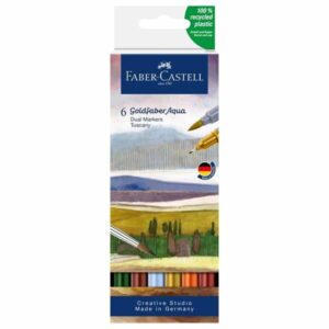 Faber-Castell - Goldfaber Aqua Dual Marker Tuscany, 6 stk