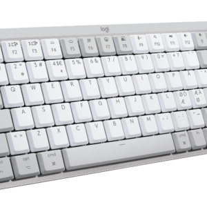 Logitech - MX Mechanical Mini for Mac Minimalist Wireless Illuminated Keyboard PALE GREY - Nordic