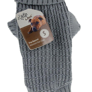 All For Paws - Strikket Hunde Sweater Fishermans Grey XXL 46cm