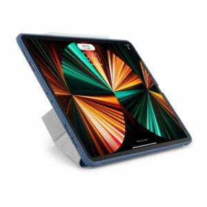 Pipetto -  iPad Pro 12.9 (2021) Origami No1 Case (Color: Navy)