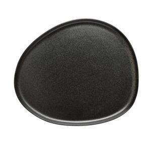RAW - Titanium Black - Organic Middagstallerkener - 1 stk