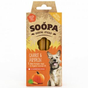 SOOPA - BLAND 3 FOR 108 - Dental Sticks Carrot & Pumpkin 100g
