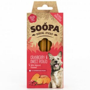 SOOPA - BLAND 3 FOR 108 - Dental Sticks Cranberry & Sweet Potato 100g