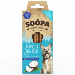 SOOPA - BLAND 3 FOR 108 - Dental Sticks Cocont & Chia Seed 100g