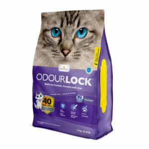 Intersand - Kattegrus Odour Lock Lavendel 12kg