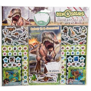 Art Kids - Dino Mega Klistermærke Sæt (500 stk.)