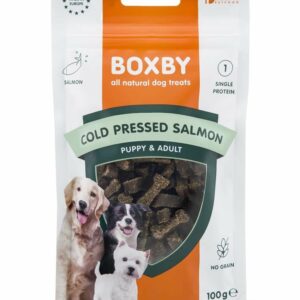 Boxby - BLAND 4 FOR 119 - Grain Free Laks 100g.