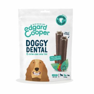 Edgard Cooper - BLAND 3 FOR 108 - Doggy Dental Jordbær & Mint M