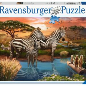 Ravensburger - Zebras In Sunset 500p