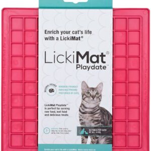 LICKIMAT -Slikkemåtte -  Cat Playdate Pink 20X20Cm