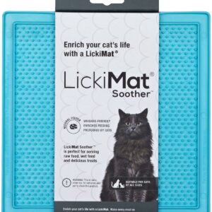 LICKIMAT - Slikkemåtte - Cat Soother Light Blue 20X20Cm