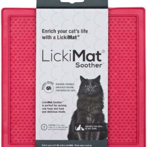 LICKIMAT - Slikkemåtte - Cat Soother Pink 20X20Cm