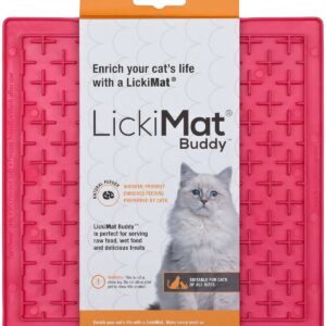 LICKIMAT - Slikkemåtte - Cat Buddy Pink 20X20