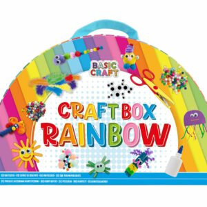 Grafix - Craft Box Regnbue Kreativ Kasse - 31 x 20,5 x 7,3cm
