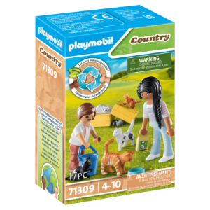 Playmobil - Kattefamilie (71309)
