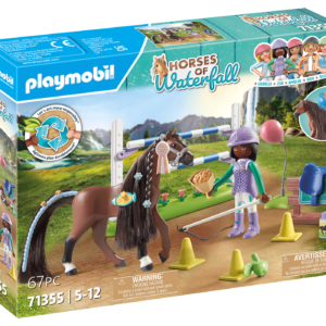 Playmobil - Zoe & Blaze med træningsbane (71355)