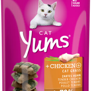 Vitakraft - Cat Yums® med kylling og kattegræs