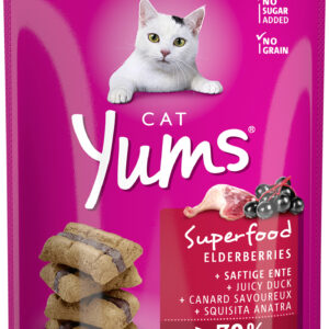 Vitakraft - Cat Yums® med and og hyldebær