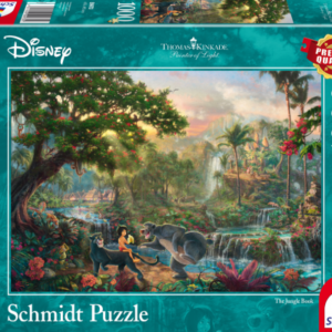 Schmidt - Thomas Kinkade: Disney - Junglebogen (1000 brikker)