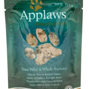 Applaws - Wet Cat Food 70 g pouch - Tuna & Anchovey (178-006)