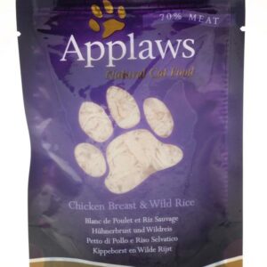 Applaws - Wet Cat Food 70 g pouch - Chicken & Wild Rice (178-007)