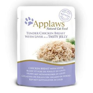 Applaws - Wet Cat Food 70 g Jelly pouch - Chicken & liver (178-251)