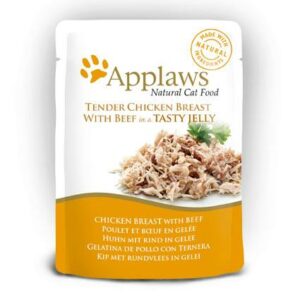 Applaws - Wet Cat Food 70 g Jelly pouch - Chicken & beef (178-252)