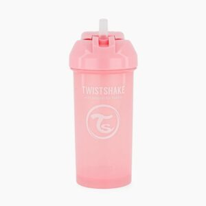 Twistshake - Straw Cup 6+m 360 ml Pastel Pink