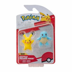 Pokémon - Battle Figure 2 Pk - Squirtle and Pikachu
