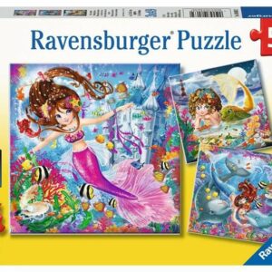 Ravensburger - Charming Mermaids 3x49p