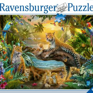 Ravensburger - Leopard Family In The Jungle 1500p