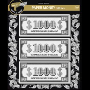 Pocket Money - Papir Penge 300 stk