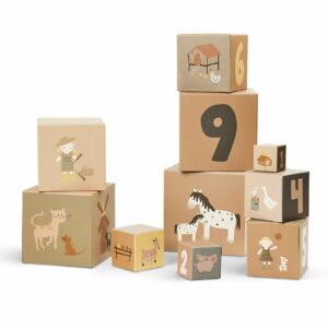 Smallstuff - Stacking Boxes 1-10 Farm and Dolls