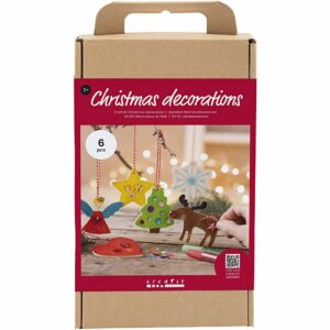 DIY Kit - Juledekorationer - Farvelægning