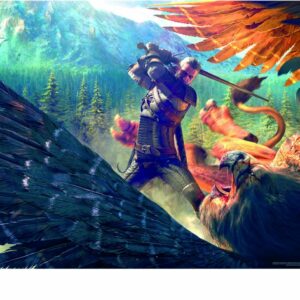 THE WITCHER: GRIFFIN FIGHT PUZZLES, PREMIUM - 1000